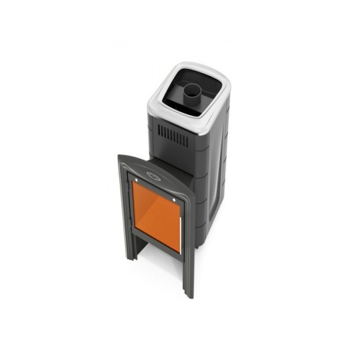 Дровяная печь TMF Компакт 2017 Inox Витра антрацит 