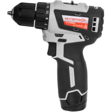 Дрель аккумуляторная Интерскол ДА-10/12 В МиниМАКС (2 акк.12v 3,0Ah Li-Ion, кейс)   757.3.2.40