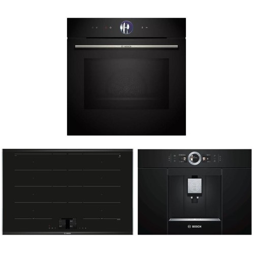 Комплект №4 (духовой шкаф Bosch HMG776NB1 + варочная панель Bosch PXY875KV1E + кофемашина Bosch CTL636EB6) в Краснодаре