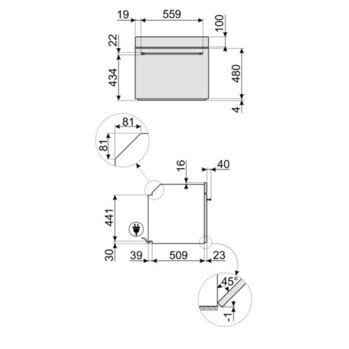 Духовой шкаф Smeg SF800AO в Краснодаре