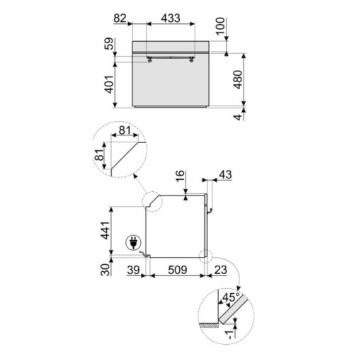 Духовой шкаф Smeg SFP750POPZ в Краснодаре