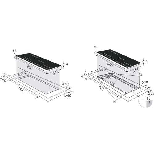 Индукционная варочная панель Brandt BPI184HUB в Краснодаре