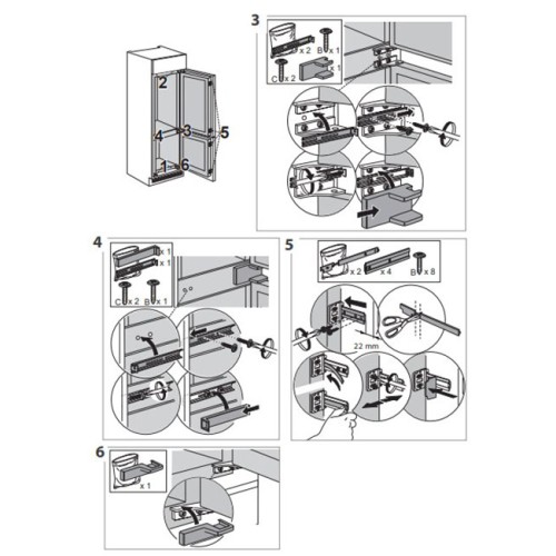 Встраиваемый холодильник Franke FCB 320 TNF NE E в Краснодаре