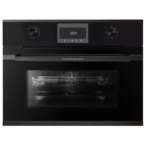 Компактный духовой шкаф с микроволнами Kuppersbusch CBM 6330.0 S2 Black Chrome в Краснодаре