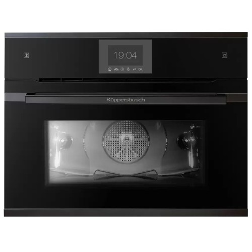 Компактный духовой шкаф с паром Kuppersbusch CBD 6550.0 S2 Black Chrome в Краснодаре