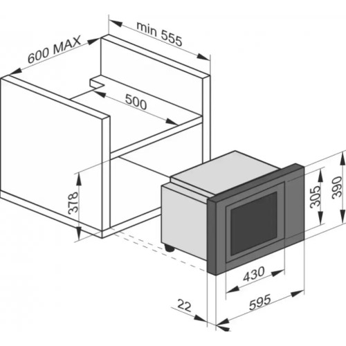 Встраиваемая микроволновая печь Kaiser EM 2510 в Краснодаре
