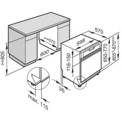 Встраиваемая посудомоечная машина Miele G 5000 SCi