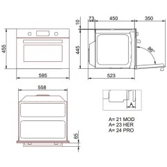 Встраиваемая микроволновая печь Bertazzoni FMOD4077MTB1