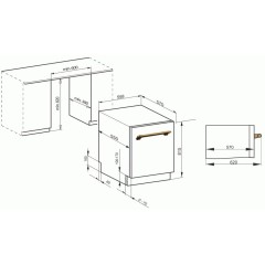 Встраиваемая посудомоечная машина Kaiser S60 U 88 XL ElfEm