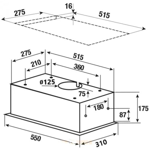 Встраиваемая вытяжка Kuppersbusch DEL 5100.0 S-01 в Краснодаре