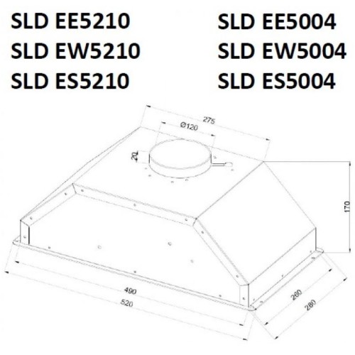 Встраиваемая вытяжка Schaub Lorenz SLD EW5210 в Краснодаре