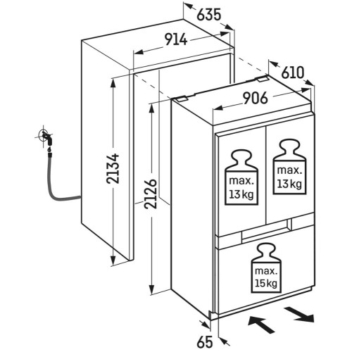 Встраиваемый холодильник Liebherr ECBNei 9972 BioFresh NoFrost в Краснодаре