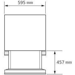 Встраиваемый под столешницу конвертируемый холодильник Signature Kitchen Suite SKSUD2402E