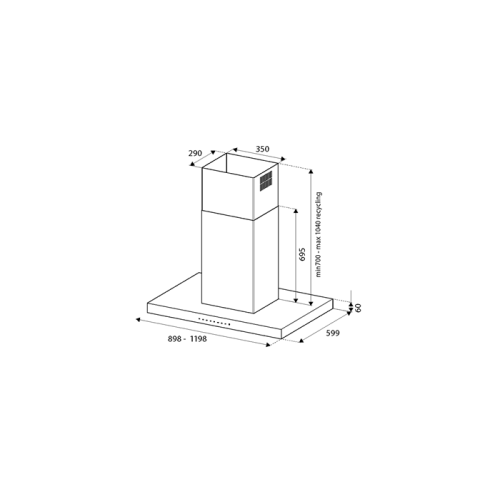 Вытяжка Bertazzoni KTI120P1AXT в Краснодаре