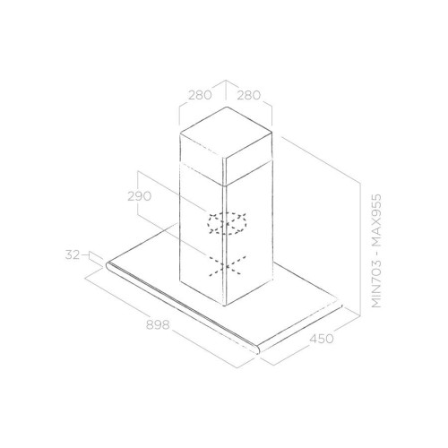 Вытяжка Elica GALAXY ISLAND WHIX/A/90X45 в Краснодаре