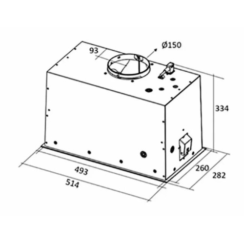 Встраиваемая вытяжка Elica LANE WH/A/52 в Краснодаре