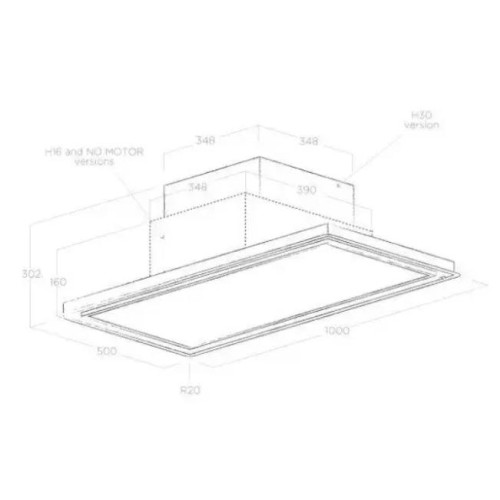 Встраиваемая вытяжка ELICA SKYDOME H16 A/100 в Краснодаре