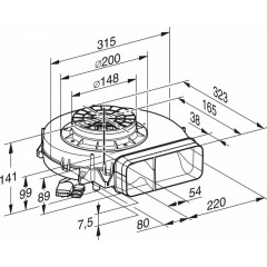 Встраиваемая вытяжка Miele CSDA7001 FL