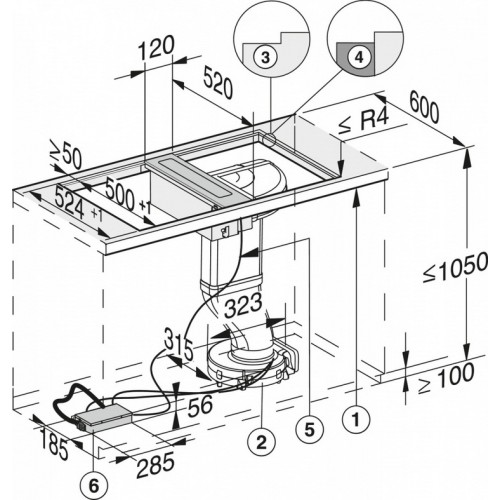 Встраиваемая вытяжка Miele CSDA7001 FL в Краснодаре