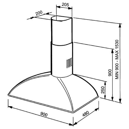 Вытяжка Smeg KS89AOE в Краснодаре
