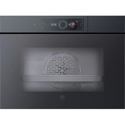 Встраиваемый паровой шкаф V-Zug CombiSteamer V6000 45 AutoDoor CS6T-23043 черное стекло в Краснодаре
