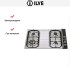 Варочная панель Ilve H380CV/ IX Stainless-Steel в Краснодаре