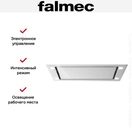 Встраиваемая вытяжка Falmec Design+ Sirio 90 White в Краснодаре