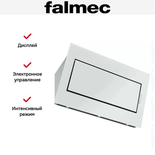 Вытяжка Falmec Quasar 80 Vetro (800) stec white в Краснодаре