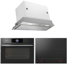 Комплект №4 (варочная панель Asko HID654GC + духовой шкаф Asko OCM8478G + вытяжка Asko CC4527S)