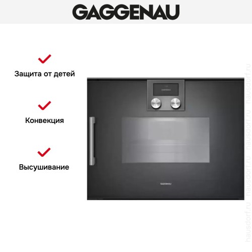Духовой шкаф - пароварка Gaggenau BSP 250-101 в Краснодаре