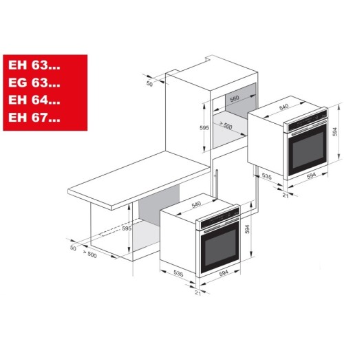 Духовой шкаф Kaiser EH 6432 BE ECO в Краснодаре