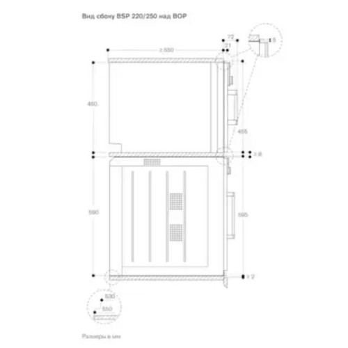 Духовой шкаф - пароварка Gaggenau BSP 250-101 в Краснодаре