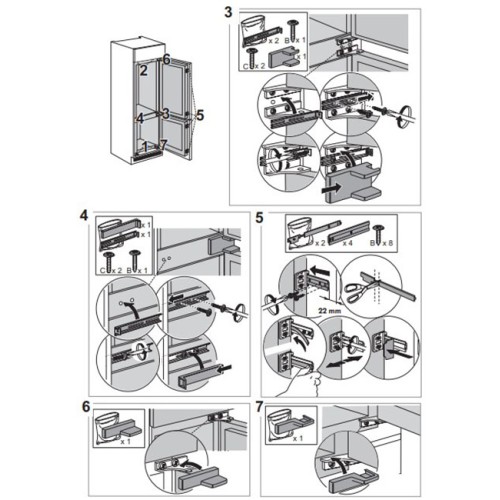 Встраиваемый холодильник Franke FCB 320 S NE E в Краснодаре