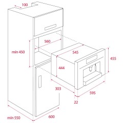 Встраиваемая кофемашина Teka CLC 835 MC WHITE-SS