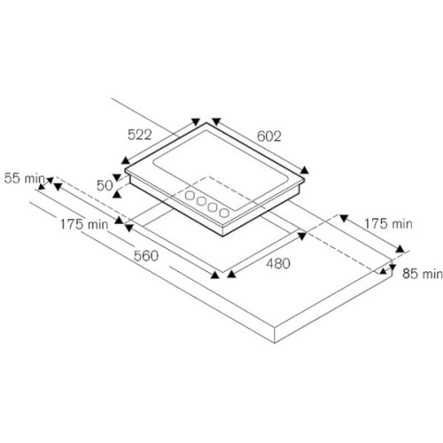 Варочная панель Bertazzoni P604LHERAG в Краснодаре