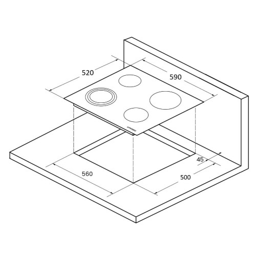 Варочная панель Kuppersberg ECS 603 C в Краснодаре