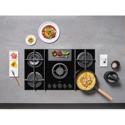 Варочная панель с вытяжкой Elica NIKOLATESLA FLAME EVO BL/A/88 в Краснодаре