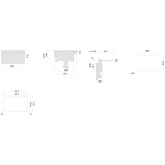 Варочная панель с вытяжкой Falmec BRERA 90 VETRO NERO