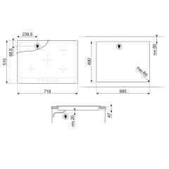 Варочная панель Smeg P875AO