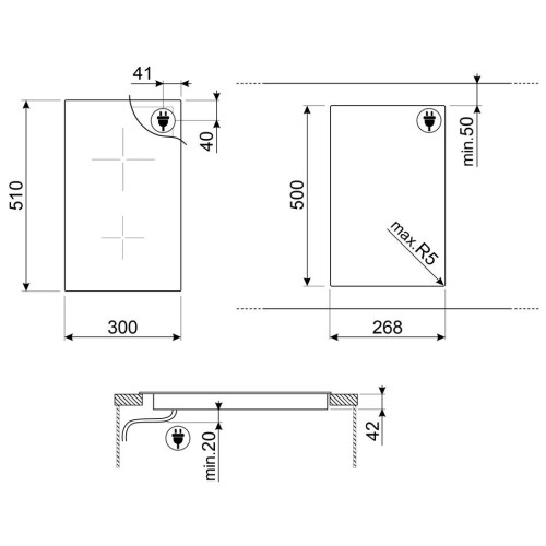 Варочная панель Smeg SE232TD1 в Краснодаре