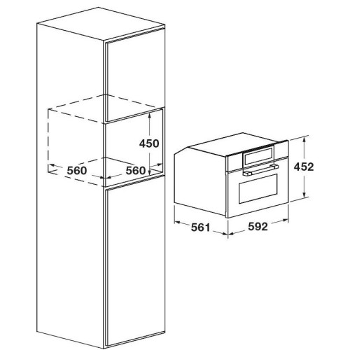 Встраиваемая микроволновая печь Fulgor Milano FCLGMO 4508 TEM BK в Краснодаре