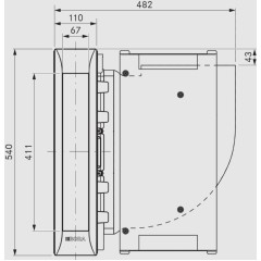 Встраиваемая в столешницу вытяжка BORA PKA3
