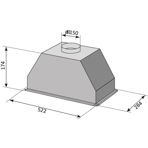 Встраиваемая вытяжка Brandt BHG6502X в Краснодаре