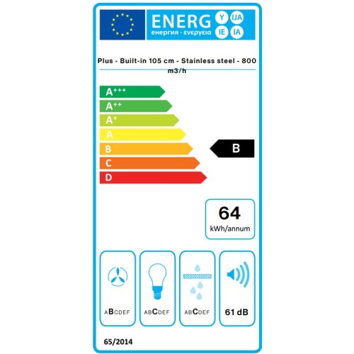 Встраиваемая вытяжка Falmec GRUPPO INCASSO PLUS 105 IX в Краснодаре