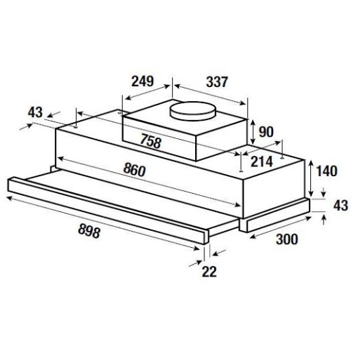 Встраиваемая вытяжка Kuppersbusch DEF 9800.0 E в Краснодаре