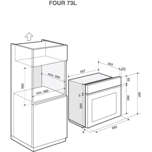 Встраиваемый духовой шкаф Brandt BOP7537BB в Краснодаре