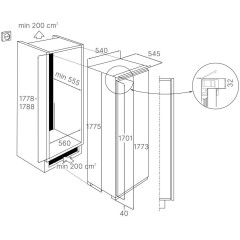 Встраиваемый холодильник Kuppersbusch FK 8840.1i