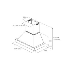 Вытяжка Bertazzoni K120HERTX+KC48HERTNE