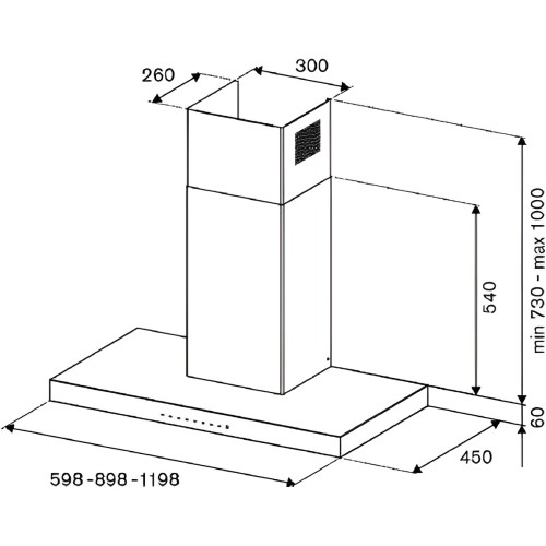 Вытяжка Bertazzoni KT90P1ANT в Краснодаре
