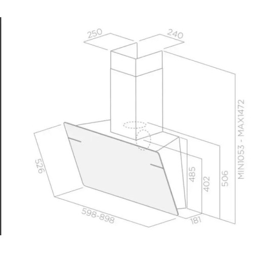 Вытяжка ELICA L'ESSENZA WH/A/90 в Краснодаре